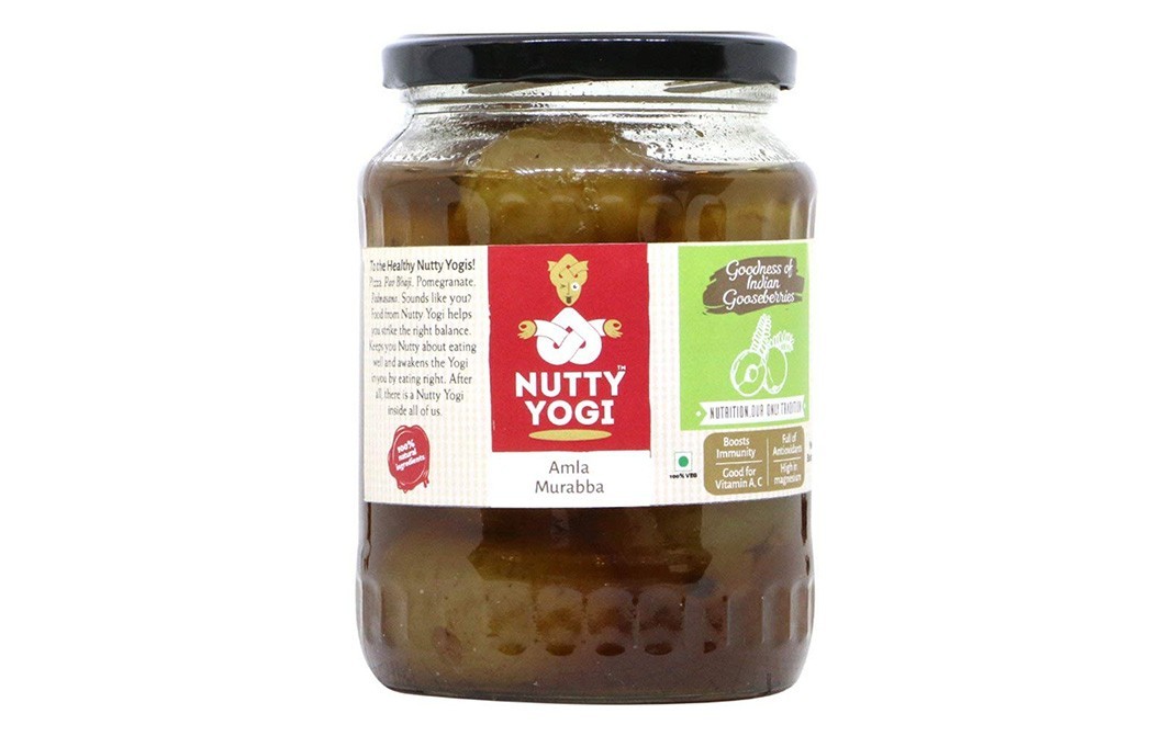 Nutty Yogi Amla Murabba    Glass Jar  600 grams